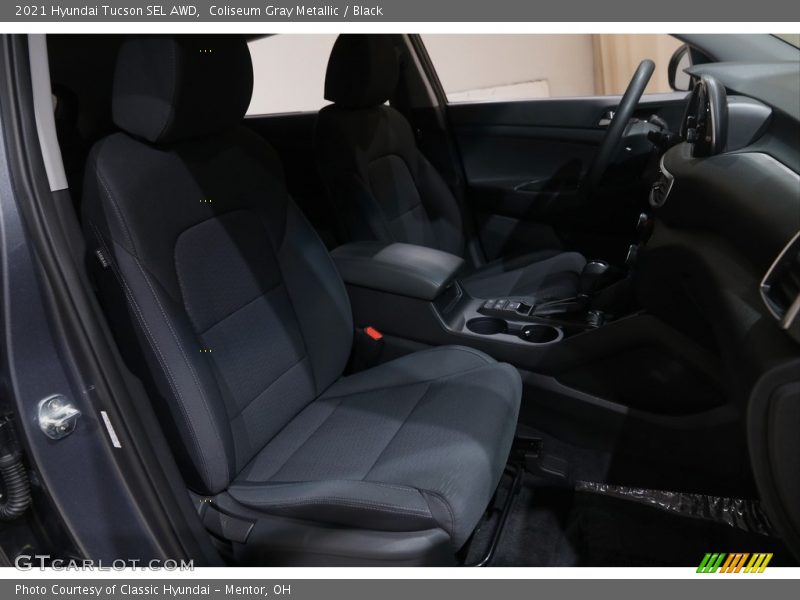 Coliseum Gray Metallic / Black 2021 Hyundai Tucson SEL AWD