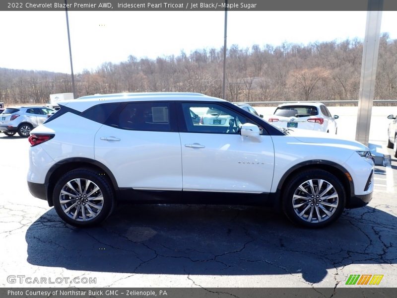 Iridescent Pearl Tricoat / Jet Black/­Maple Sugar 2022 Chevrolet Blazer Premier AWD