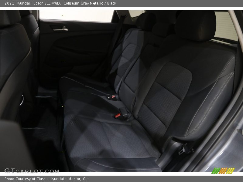 Coliseum Gray Metallic / Black 2021 Hyundai Tucson SEL AWD
