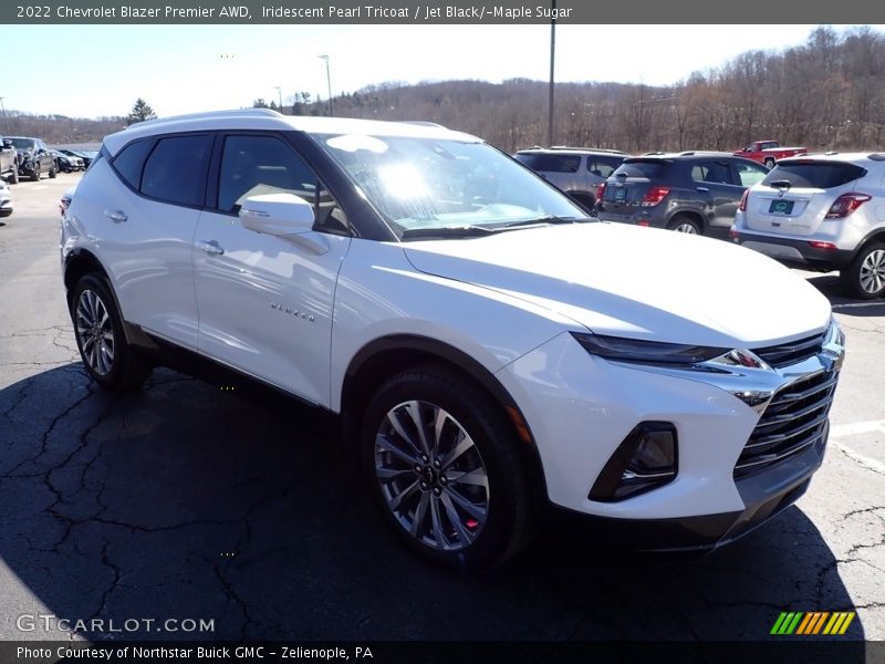 Iridescent Pearl Tricoat / Jet Black/­Maple Sugar 2022 Chevrolet Blazer Premier AWD