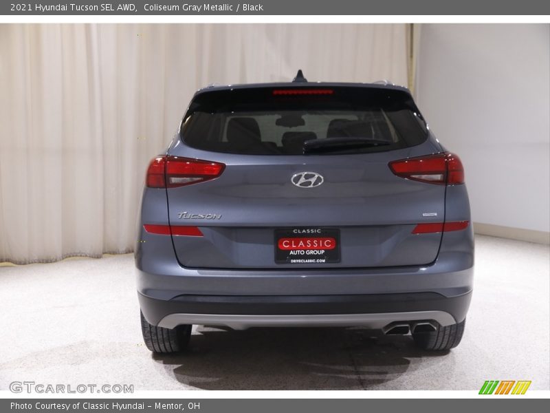Coliseum Gray Metallic / Black 2021 Hyundai Tucson SEL AWD