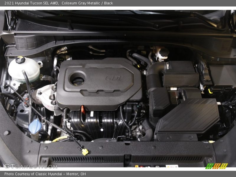 Coliseum Gray Metallic / Black 2021 Hyundai Tucson SEL AWD
