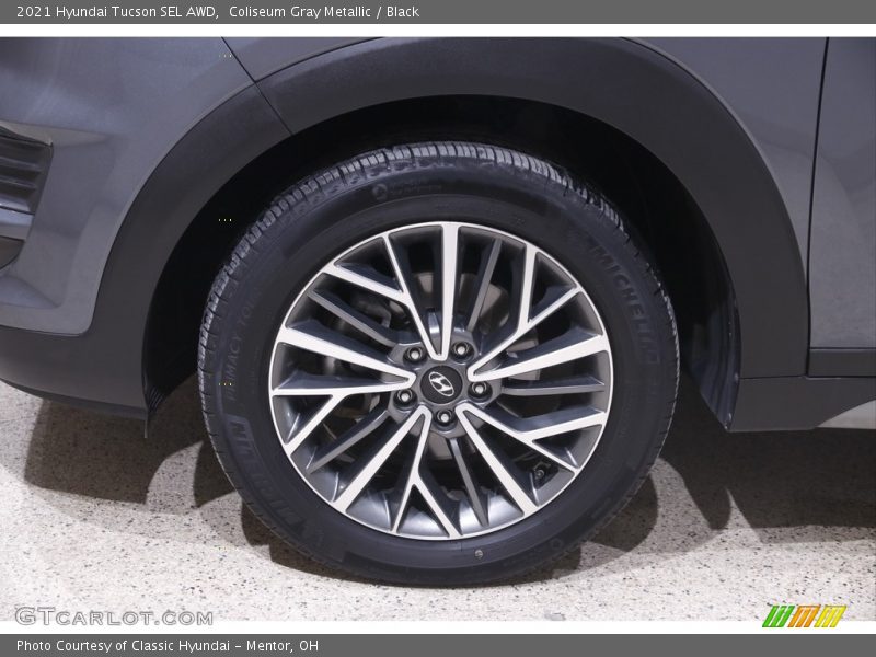 Coliseum Gray Metallic / Black 2021 Hyundai Tucson SEL AWD