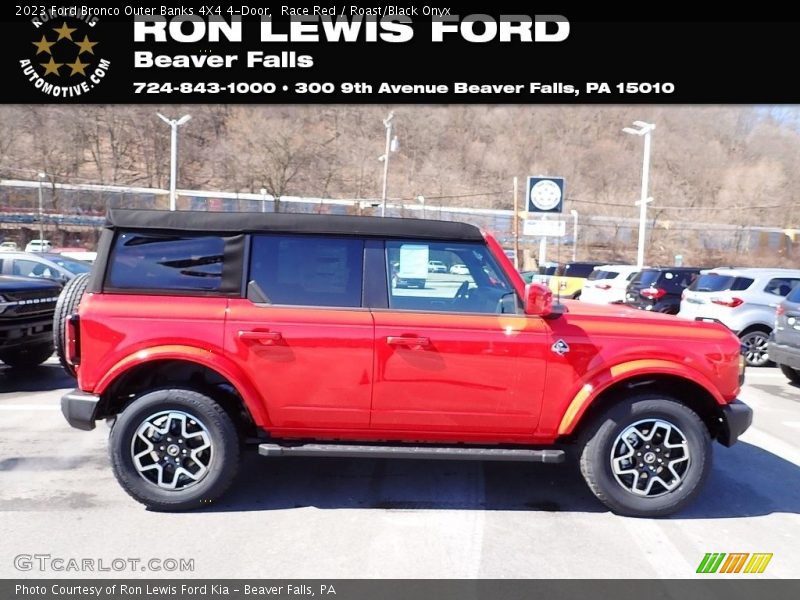 Race Red / Roast/Black Onyx 2023 Ford Bronco Outer Banks 4X4 4-Door