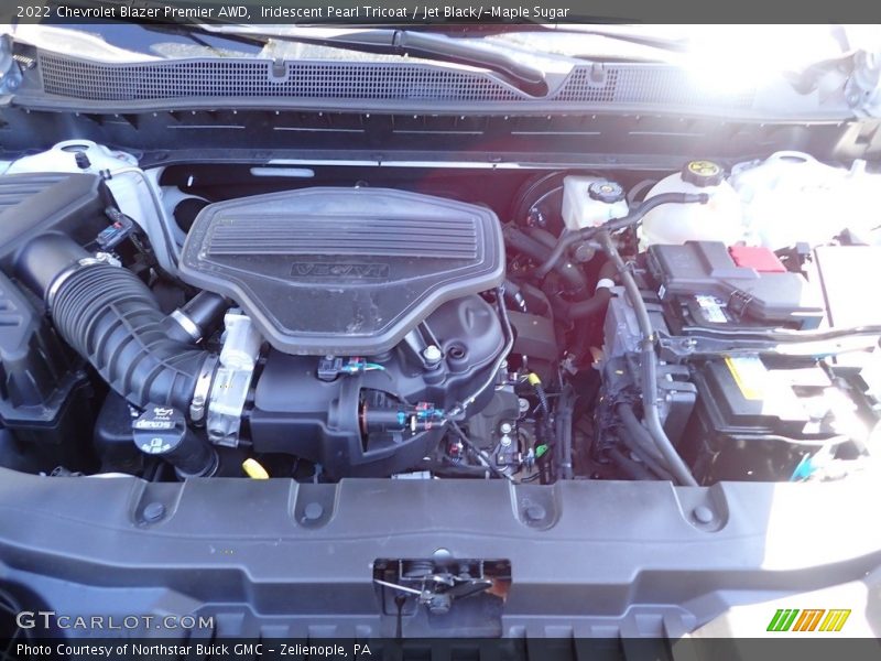 Iridescent Pearl Tricoat / Jet Black/­Maple Sugar 2022 Chevrolet Blazer Premier AWD