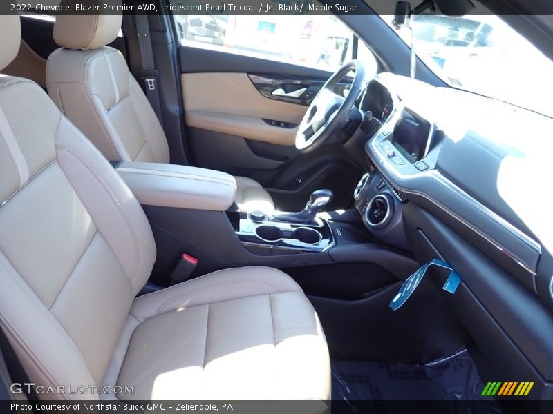 Iridescent Pearl Tricoat / Jet Black/­Maple Sugar 2022 Chevrolet Blazer Premier AWD