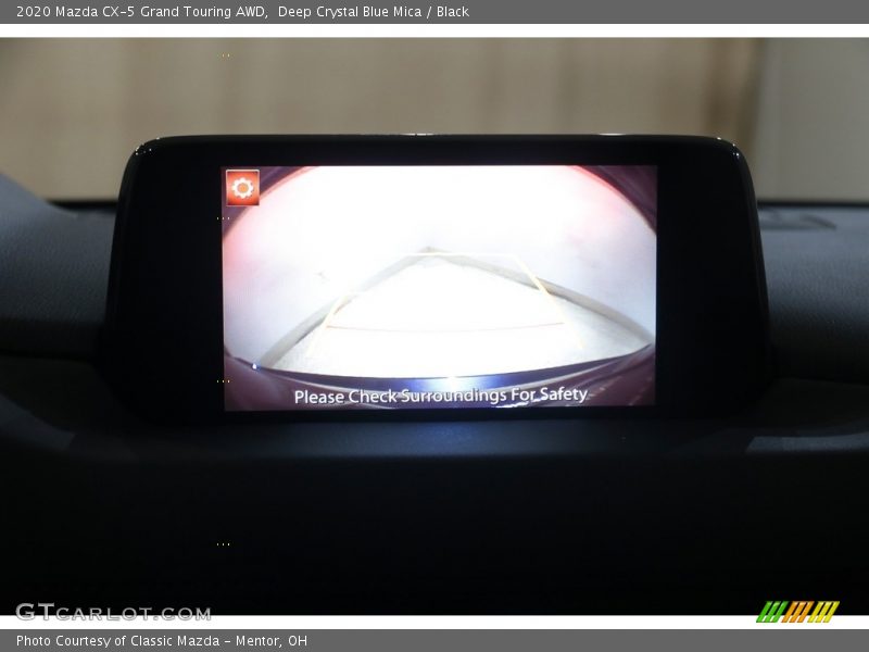 Deep Crystal Blue Mica / Black 2020 Mazda CX-5 Grand Touring AWD