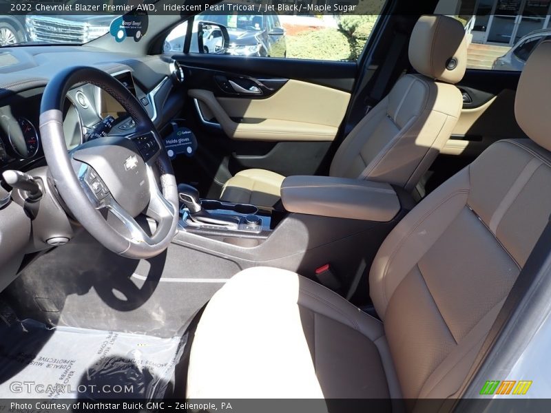 Iridescent Pearl Tricoat / Jet Black/­Maple Sugar 2022 Chevrolet Blazer Premier AWD
