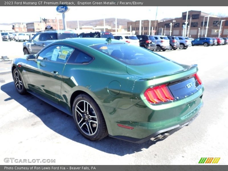 Eruption Green Metallic / Recaro/Ebony 2023 Ford Mustang GT Premium Fastback