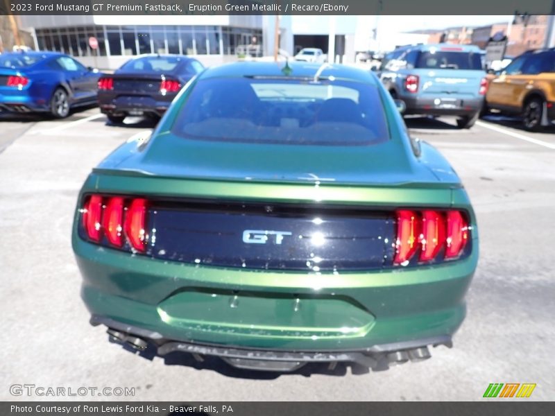 Eruption Green Metallic / Recaro/Ebony 2023 Ford Mustang GT Premium Fastback