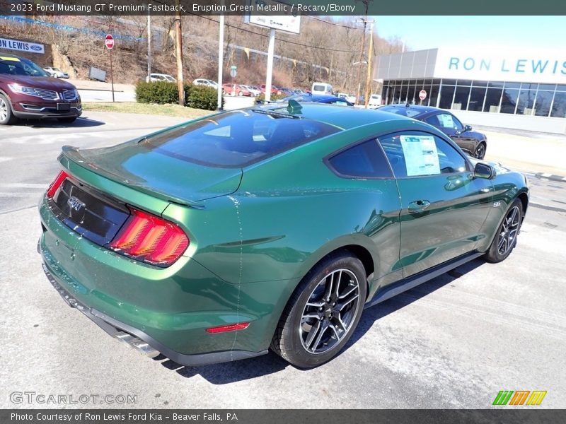 Eruption Green Metallic / Recaro/Ebony 2023 Ford Mustang GT Premium Fastback