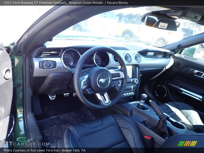  2023 Mustang GT Premium Fastback Recaro/Ebony Interior