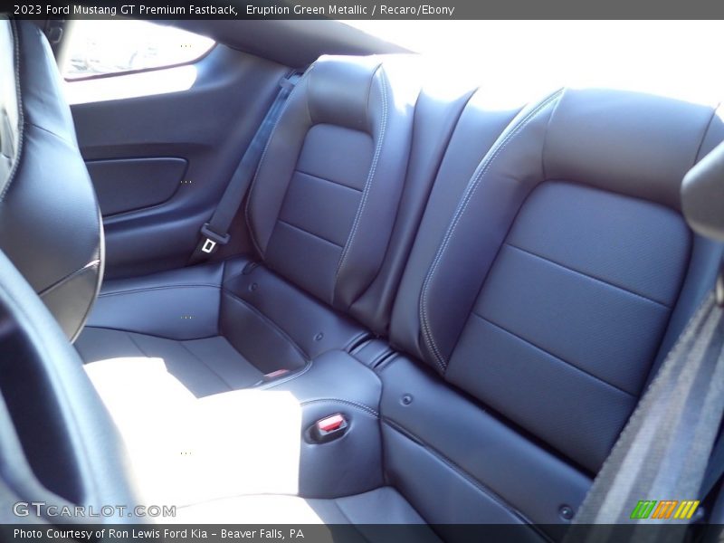 Rear Seat of 2023 Mustang GT Premium Fastback