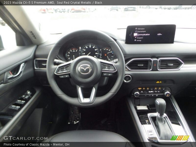 Soul Red Crystal Metallic / Black 2023 Mazda CX-5 S Premium AWD