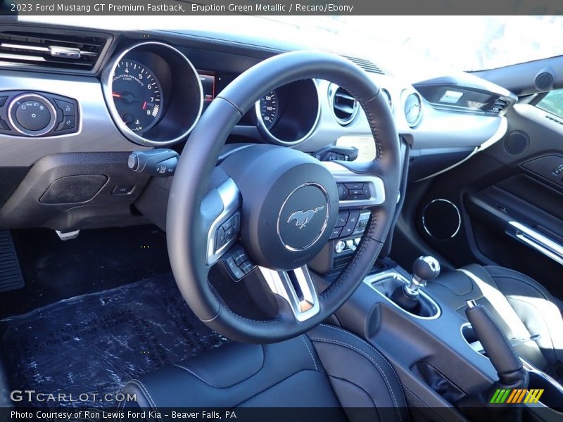 Eruption Green Metallic / Recaro/Ebony 2023 Ford Mustang GT Premium Fastback
