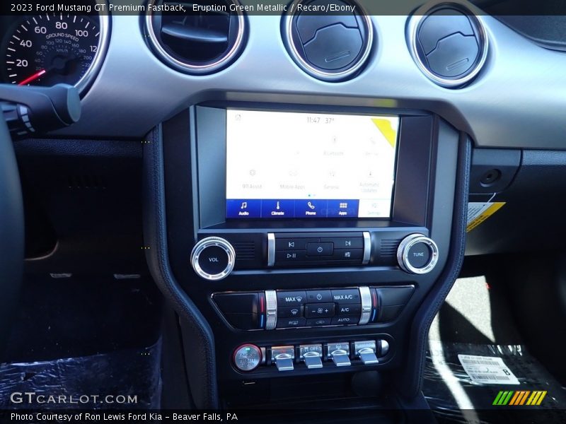 Controls of 2023 Mustang GT Premium Fastback