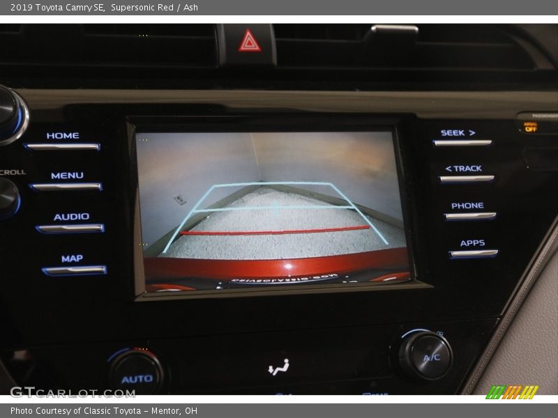 Supersonic Red / Ash 2019 Toyota Camry SE