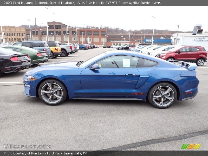  2023 Mustang California Special Fastback Atlas Blue Metallic