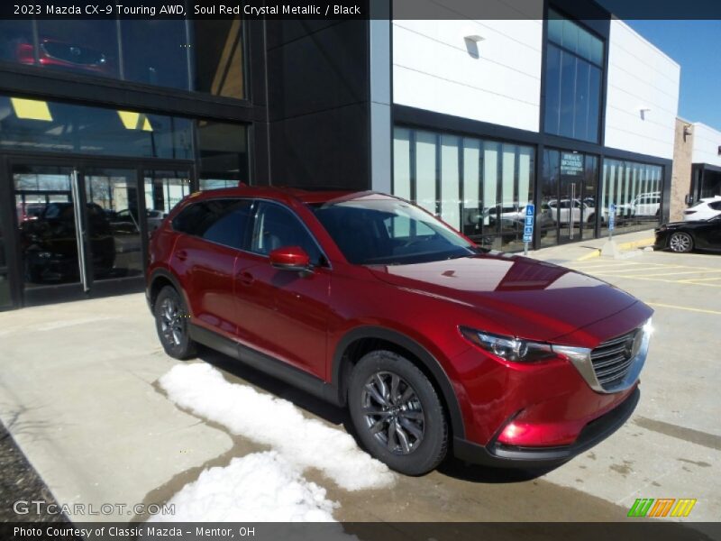 Soul Red Crystal Metallic / Black 2023 Mazda CX-9 Touring AWD