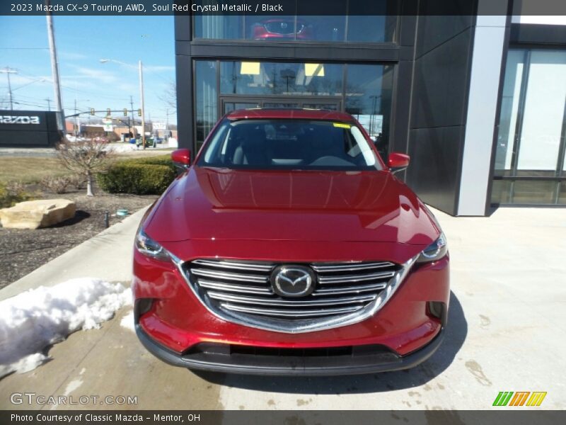 Soul Red Crystal Metallic / Black 2023 Mazda CX-9 Touring AWD