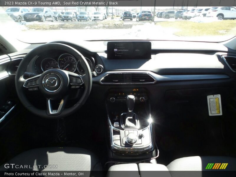 Soul Red Crystal Metallic / Black 2023 Mazda CX-9 Touring AWD