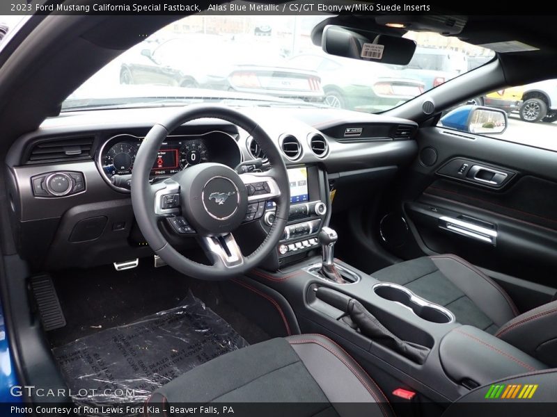  2023 Mustang California Special Fastback CS/GT Ebony w/Miko Suede Inserts Interior
