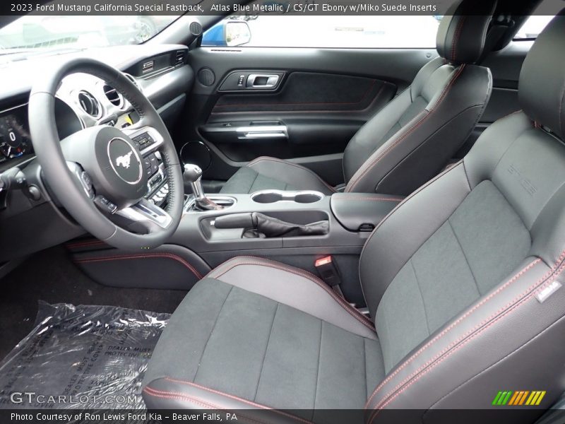 Front Seat of 2023 Mustang California Special Fastback
