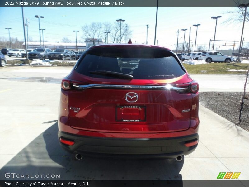 Soul Red Crystal Metallic / Black 2023 Mazda CX-9 Touring AWD
