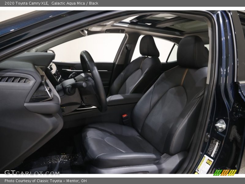 Galactic Aqua Mica / Black 2020 Toyota Camry XLE