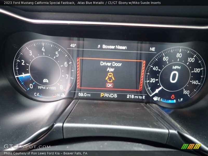  2023 Mustang California Special Fastback California Special Fastback Gauges