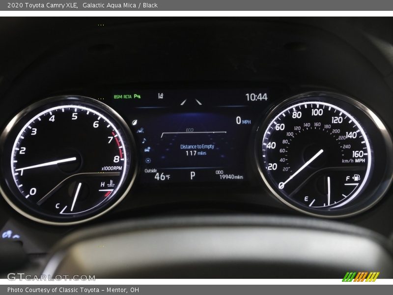 Galactic Aqua Mica / Black 2020 Toyota Camry XLE