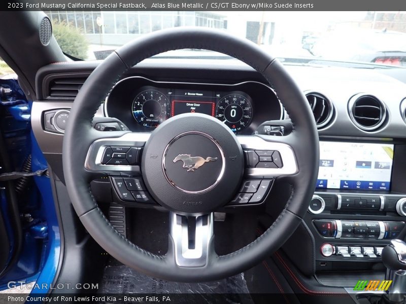  2023 Mustang California Special Fastback Steering Wheel