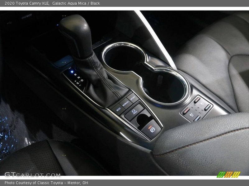 Galactic Aqua Mica / Black 2020 Toyota Camry XLE