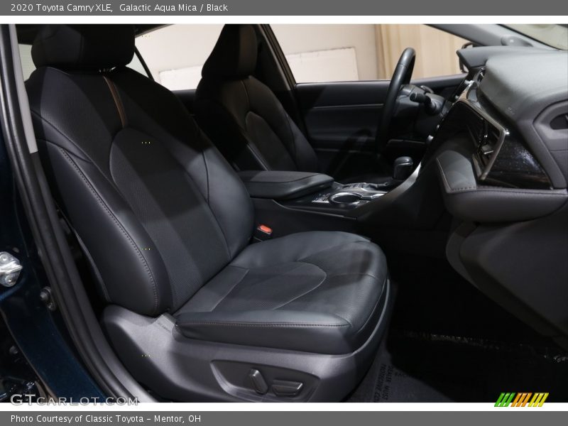 Galactic Aqua Mica / Black 2020 Toyota Camry XLE