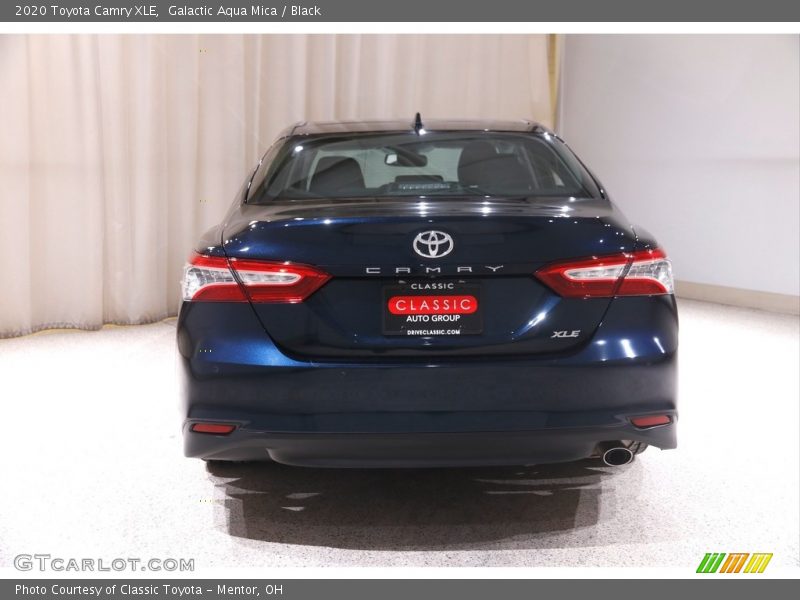 Galactic Aqua Mica / Black 2020 Toyota Camry XLE