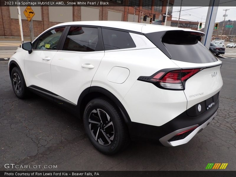 Snow White Pearl / Black 2023 Kia Sportage Hybrid LX AWD