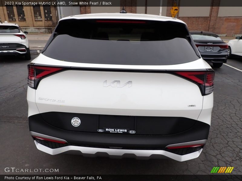 Snow White Pearl / Black 2023 Kia Sportage Hybrid LX AWD