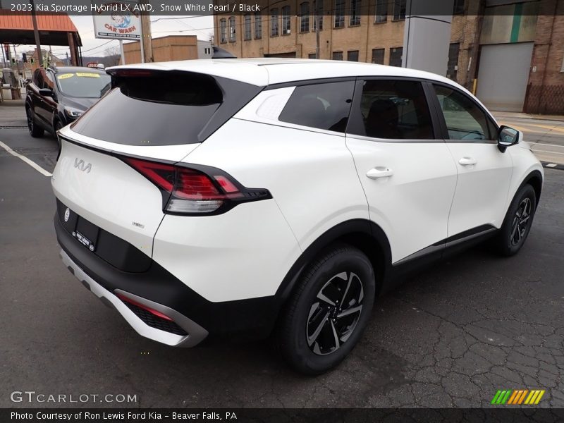 Snow White Pearl / Black 2023 Kia Sportage Hybrid LX AWD