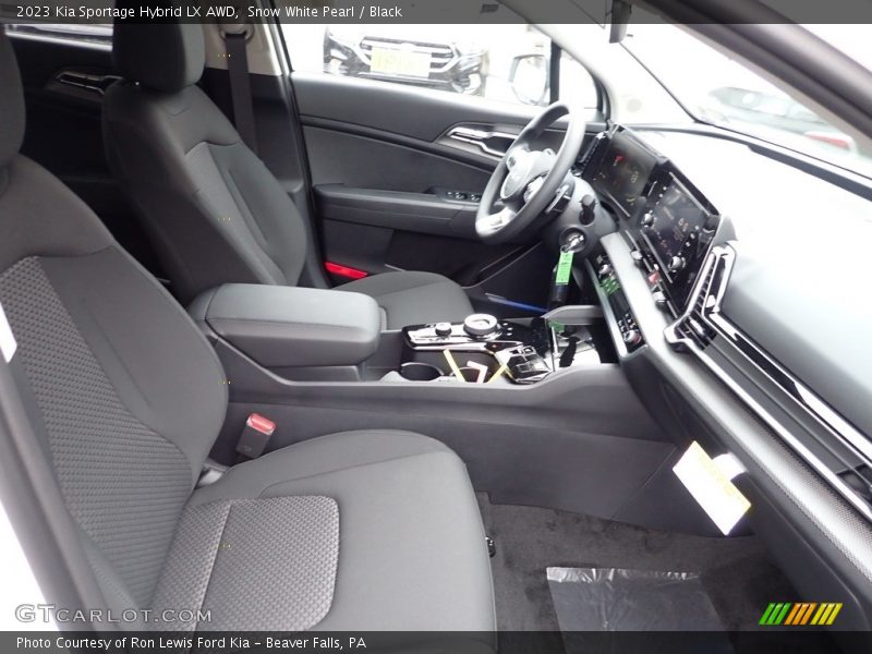 Snow White Pearl / Black 2023 Kia Sportage Hybrid LX AWD