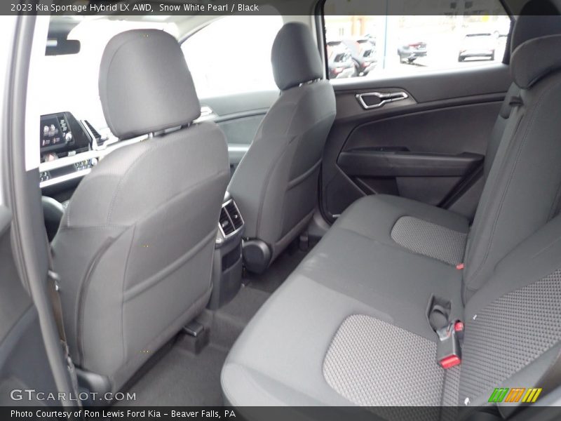 Snow White Pearl / Black 2023 Kia Sportage Hybrid LX AWD