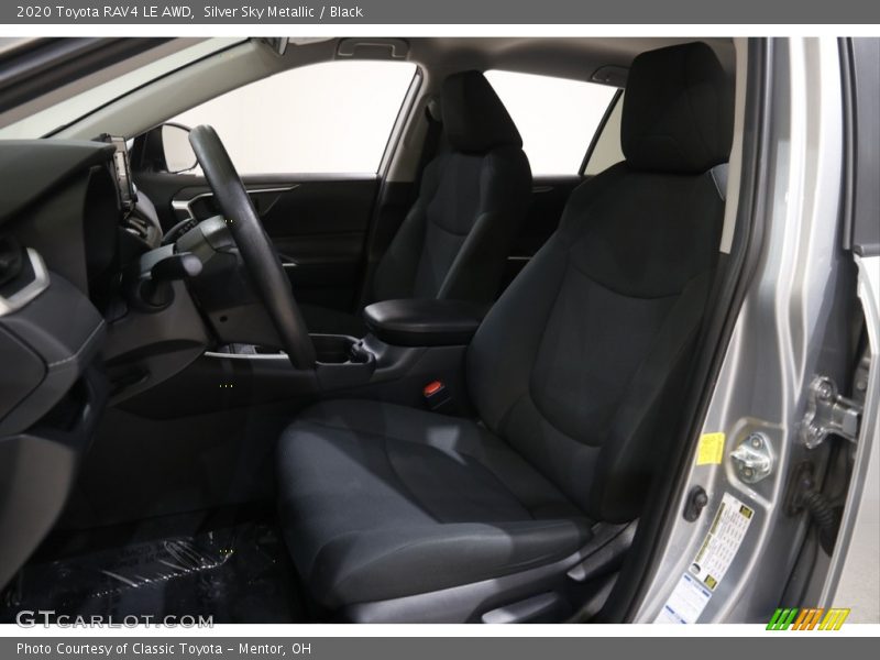 Silver Sky Metallic / Black 2020 Toyota RAV4 LE AWD