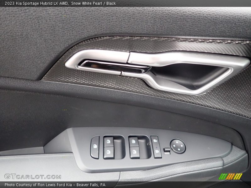 Snow White Pearl / Black 2023 Kia Sportage Hybrid LX AWD