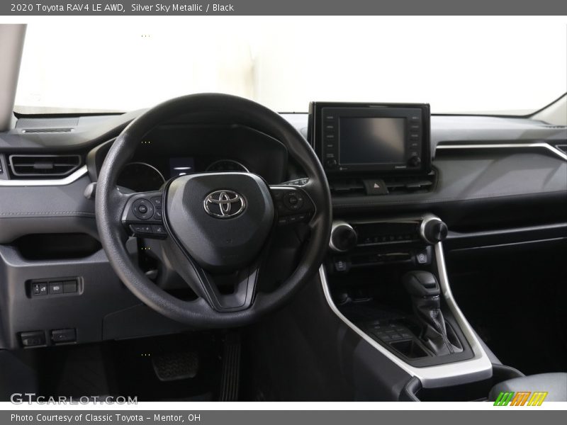 Silver Sky Metallic / Black 2020 Toyota RAV4 LE AWD
