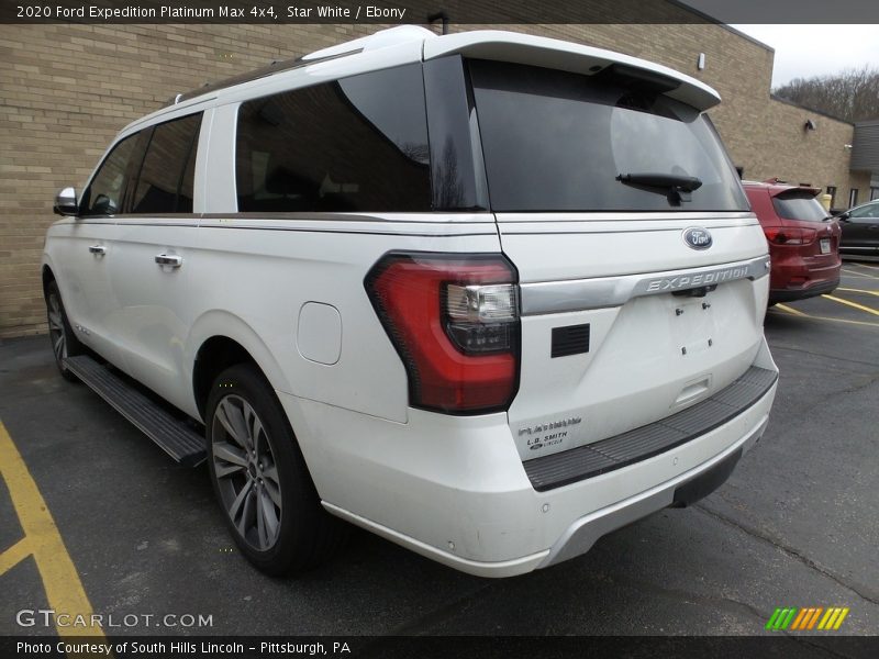 Star White / Ebony 2020 Ford Expedition Platinum Max 4x4