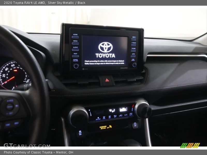 Silver Sky Metallic / Black 2020 Toyota RAV4 LE AWD