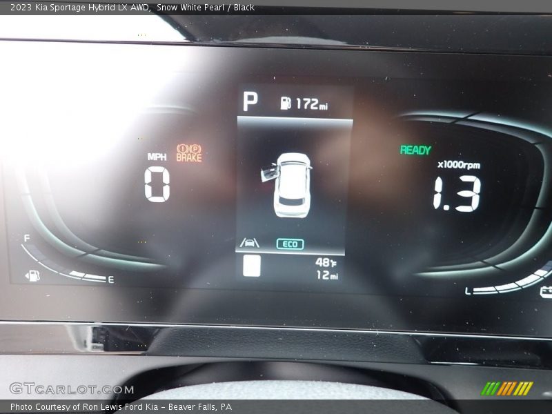 Snow White Pearl / Black 2023 Kia Sportage Hybrid LX AWD