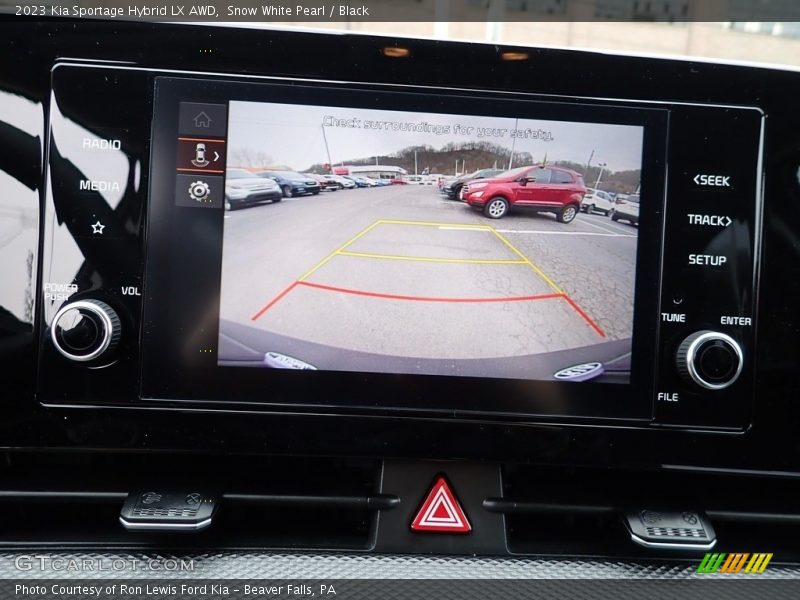 Snow White Pearl / Black 2023 Kia Sportage Hybrid LX AWD