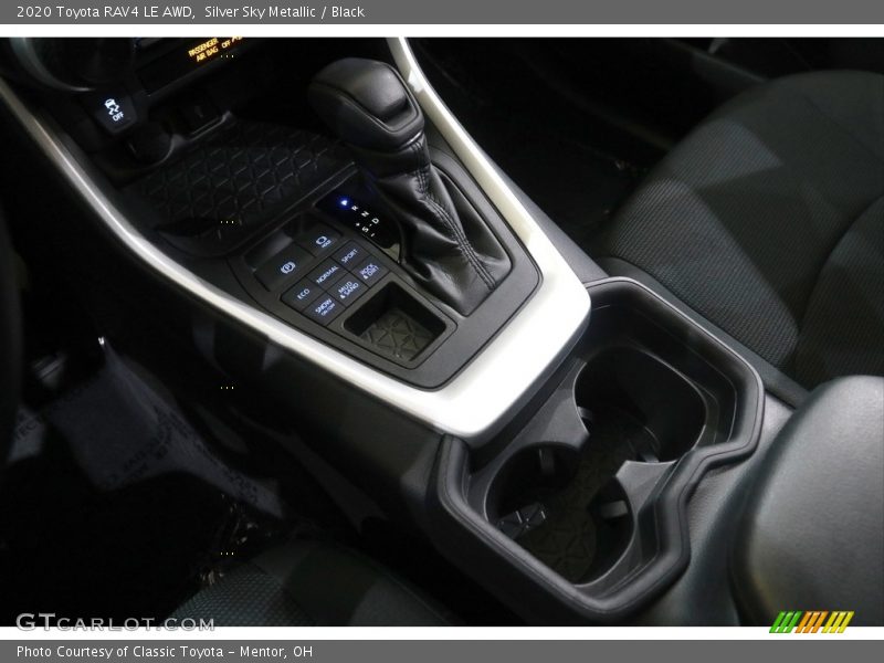 Silver Sky Metallic / Black 2020 Toyota RAV4 LE AWD