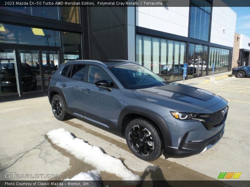 Polymetal Gray Metallic / Terracotta 2023 Mazda CX-50 Turbo AWD Meridian Edition