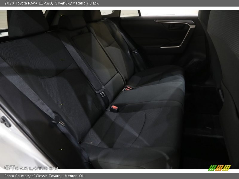 Silver Sky Metallic / Black 2020 Toyota RAV4 LE AWD